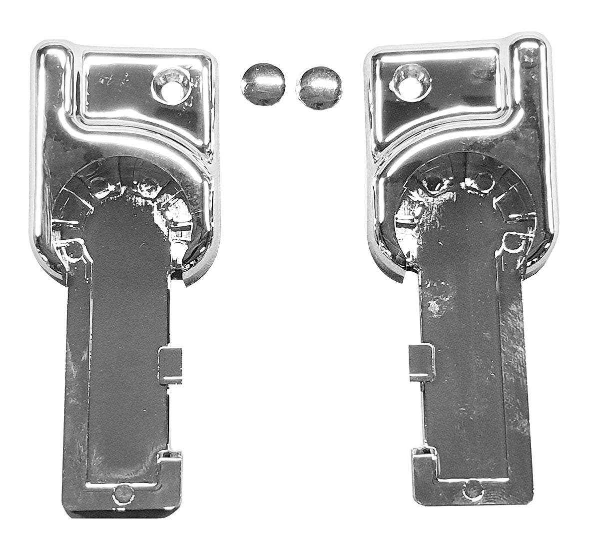 chroom bodemplaat voor profiel swingdeur 20.3840 20.3841 - WDtegels