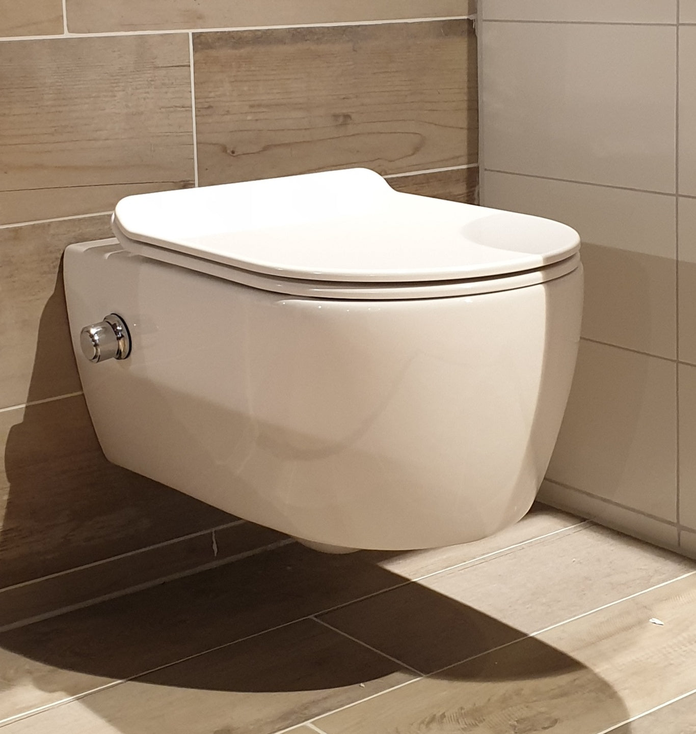 Wandcloset Easy Flush Slim met Bidet - WDtegels