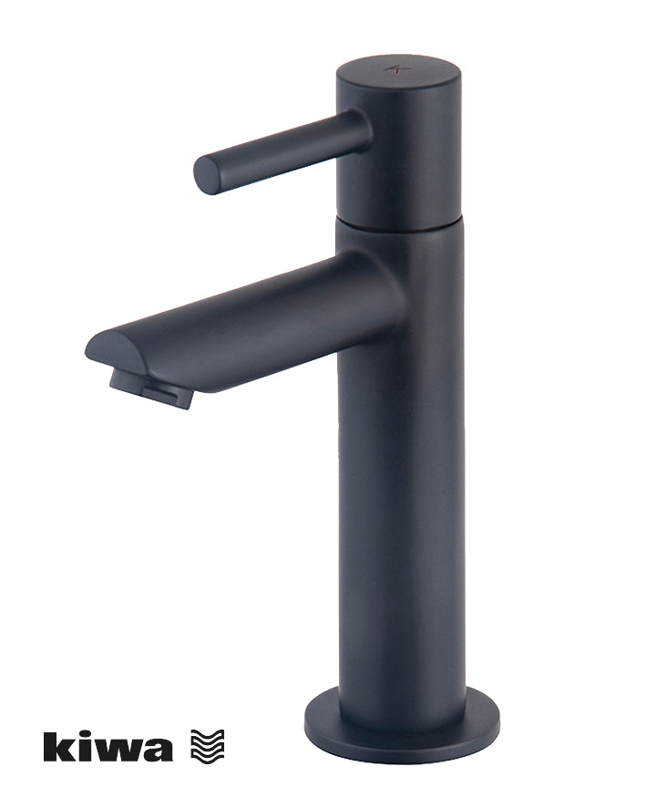 Caral Amador fonteinkraan XL Kiwa 1/2'' mat zwart - WDtegels