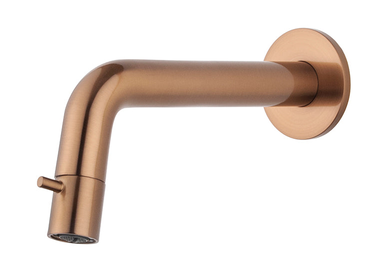 Caral Sophia fonteinkraan inkortbaar met muurbevestiging 1/2" geborsteld brons koper PVD - WDtegels