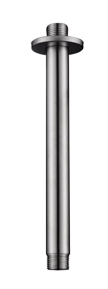 304 douchearm met plafondbevestiging rond 20 cm geborsteld RVS - WDtegels
