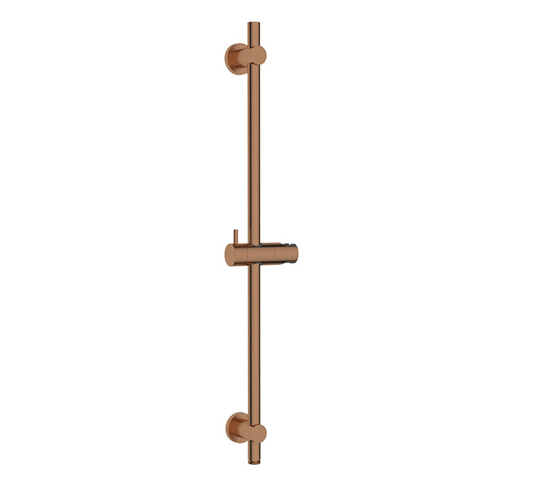 UniMatch glijstang met wateraansluiting 76,5 cm geborsteld brons koper PVD - WDtegels