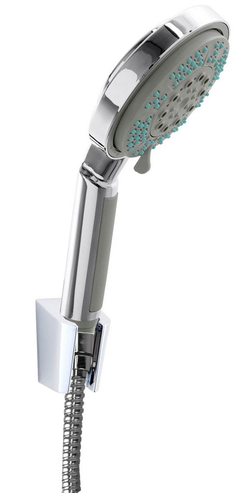 Triton handdoucheset met handdouche, doucheslang en handdouchehouder Ø10cm Chroom