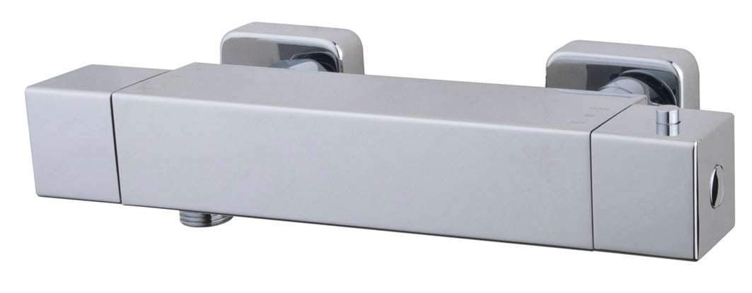 Rombo Eco thermostatische douchemengkraan chroom - WDtegels