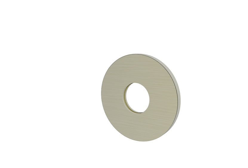 Caral rozet uitloop eenhendel wastafelkraan 75 mm geborsteld staal PVD - WDtegels
