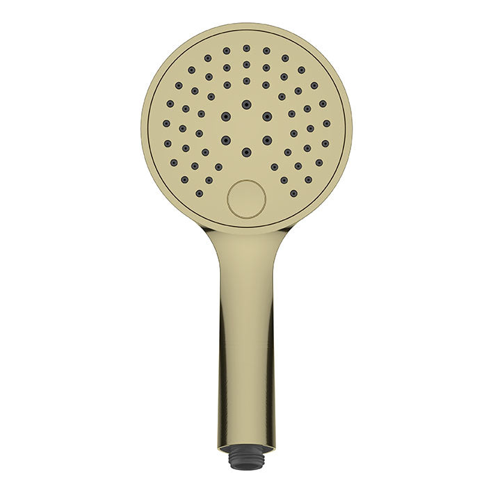 UniMatch handdouche 3 standen Ø 12 cm geborsteld messing PVD - WDtegels