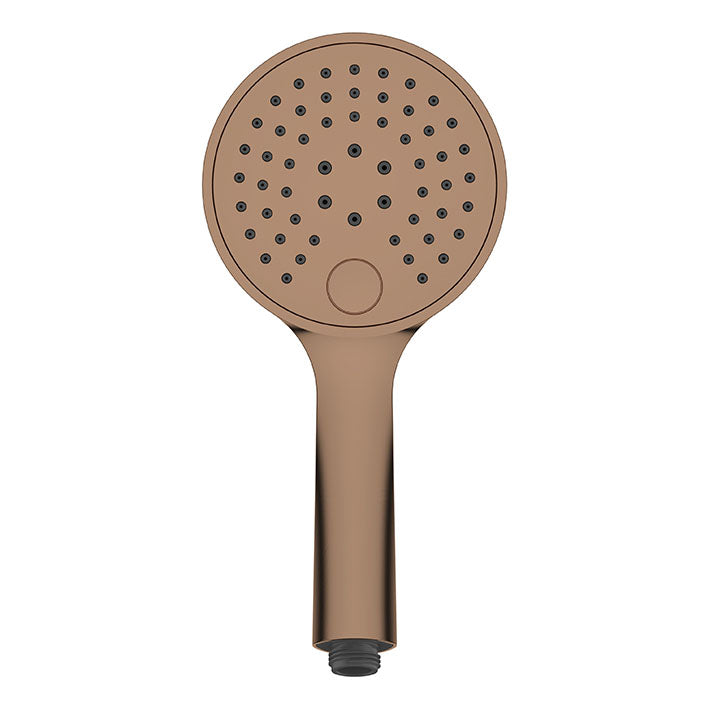 UniMatch handdouche 3 standen Ø 12 cm geborsteld brons koper PVD - WDtegels