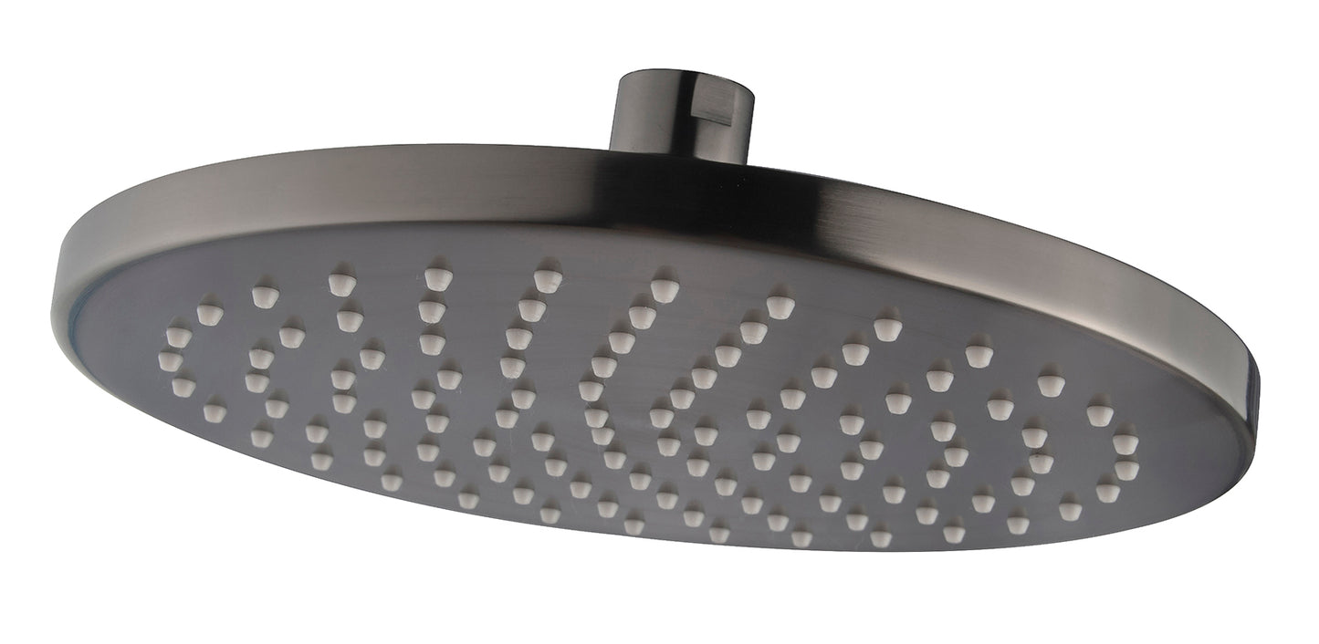 UniMatch hoofddouche rond 20 x 1,2 cm gunmetal PVD