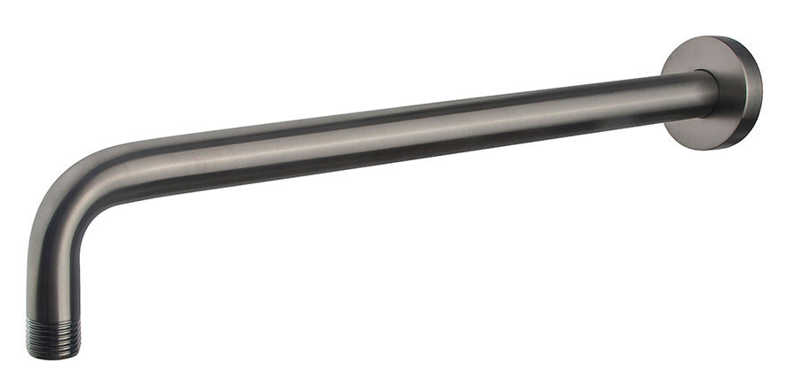 UniMatch douchearm met muurbevestiging 45 cm gunmetal PVD - WDtegels