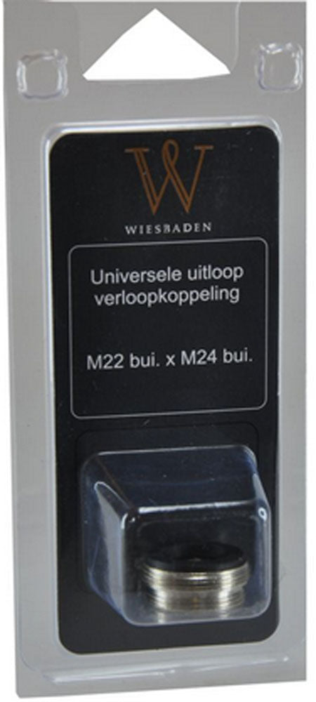 Uitloopkoppeling M22 buitendraad x M24 buitendraad - afbeelding 2