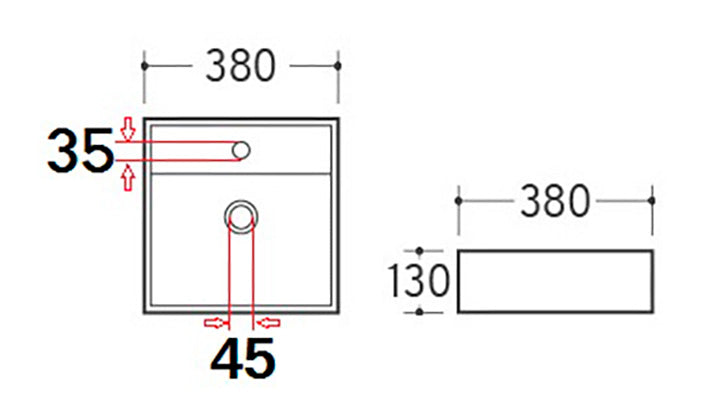 Lavabo Larx 38