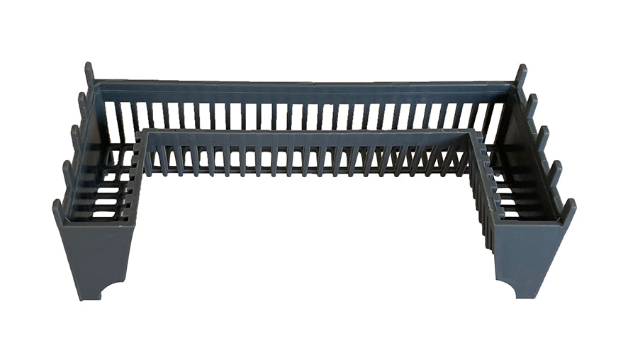 Haarfilter voor douchegoot kunststof grijs - nieuw design