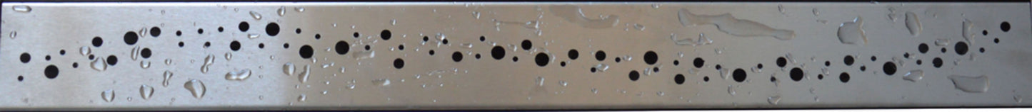 Dreen rooster 100 cm design 2 RVS