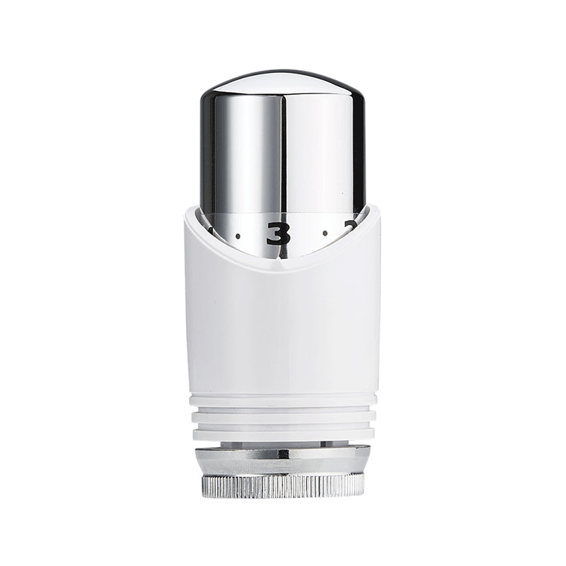 luxe thermostaatknop M-30 wit/chroom - WDtegels