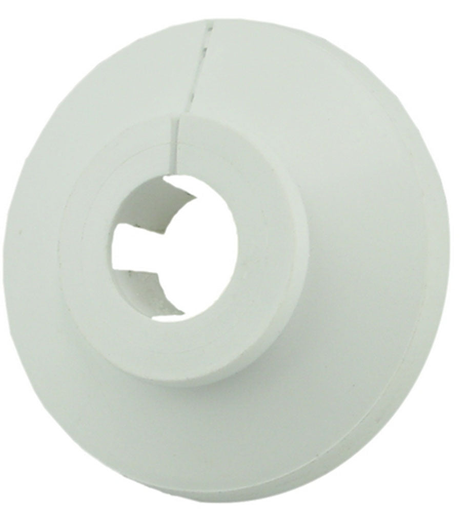 Klemrozet wit rond 22mm