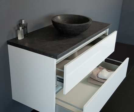 Badmeubel Trend Dynasty met ronde kom 100 Hoogglans Wit