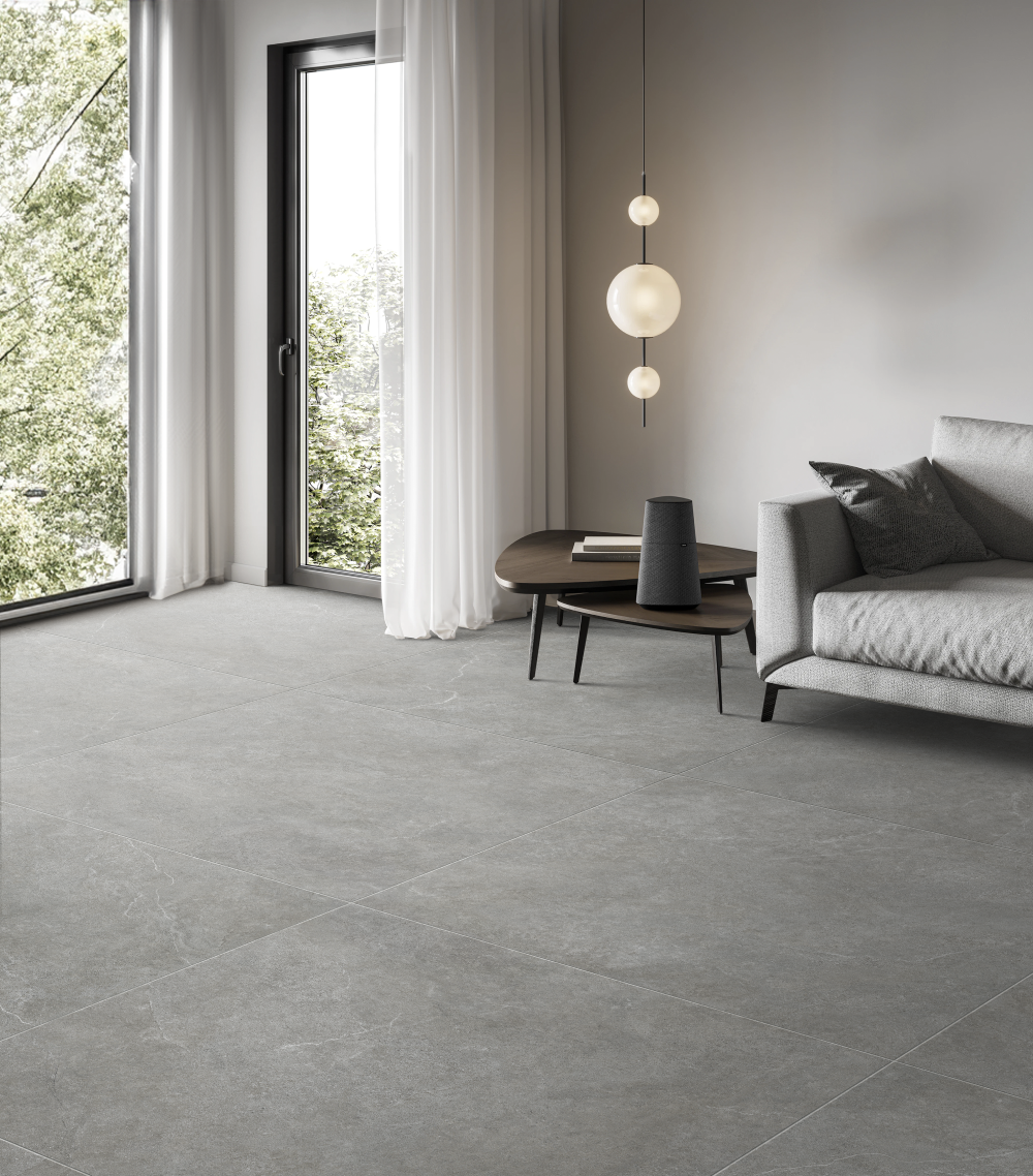 Vloer- en wandtegel Realstone Grey 120x120 rett - foto 3
