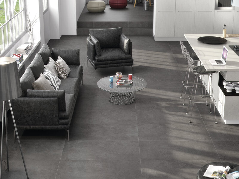 Vloertegel Neutra Antracite 30x60 R11 antislip - WDtegels