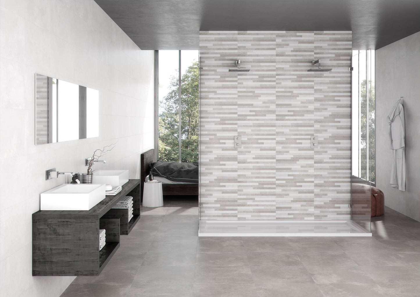 Nexus Pearl relieve wandtegel 30x60 rett - WDtegels