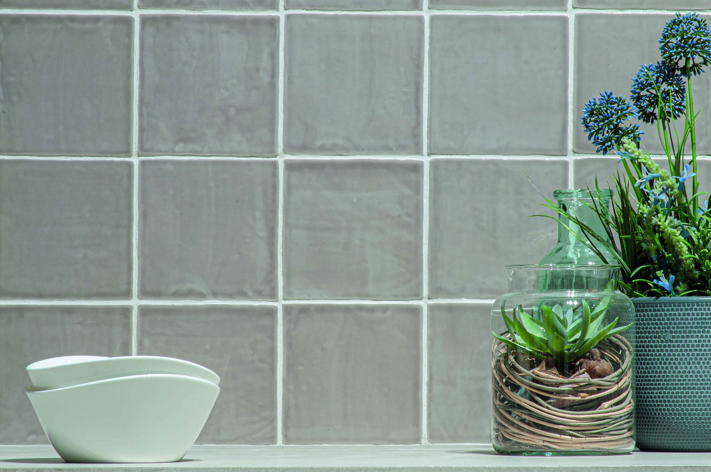 Oud Hollandse witjes Grijs 13x13