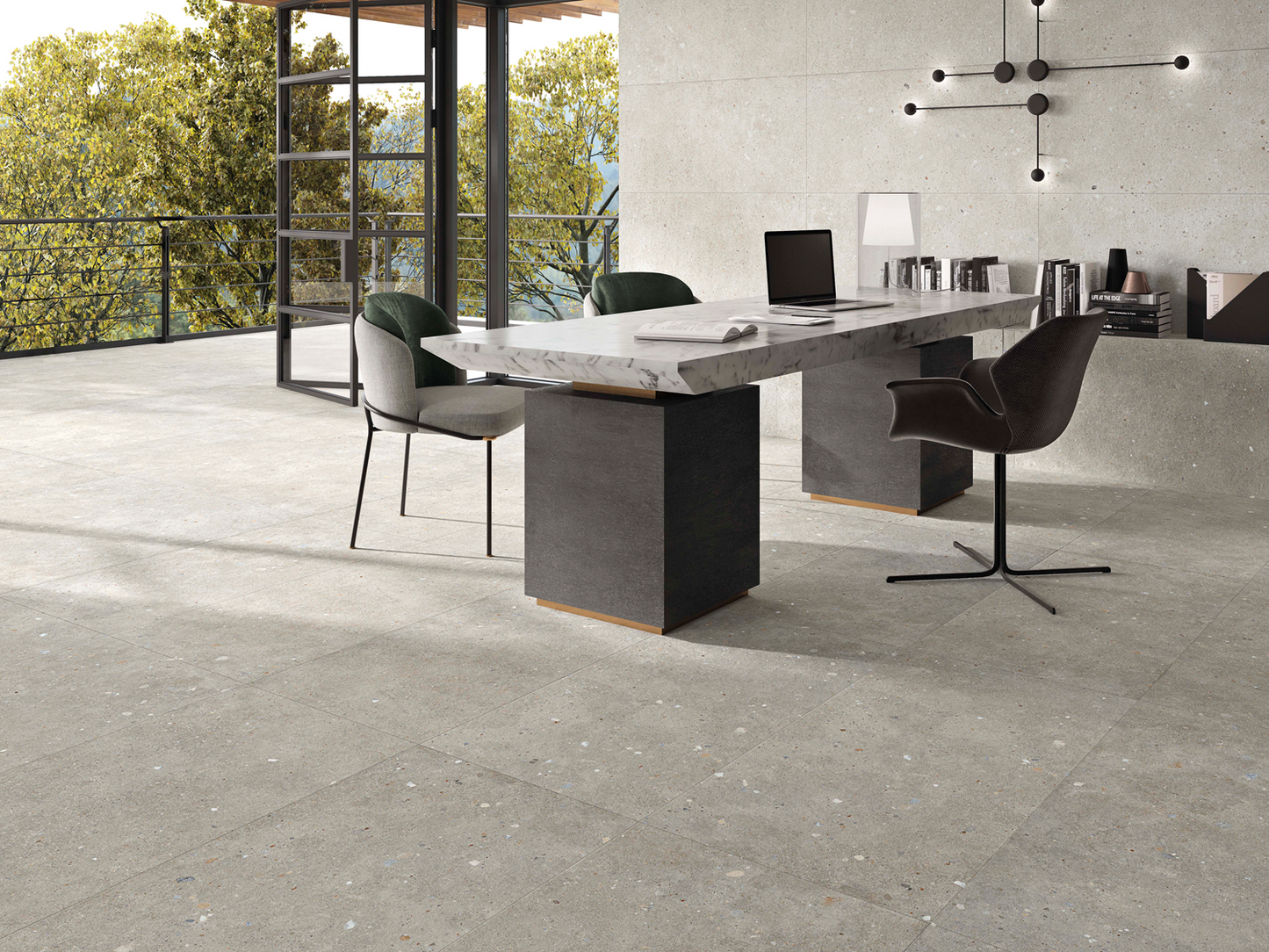 Vloertegel Glamstone Grey 60x120 rett - WDtegels