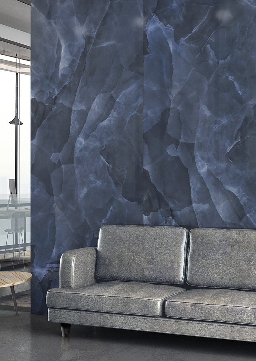 Vloertegel Onyx ek Blue pulido 120x120 rett - WDtegels