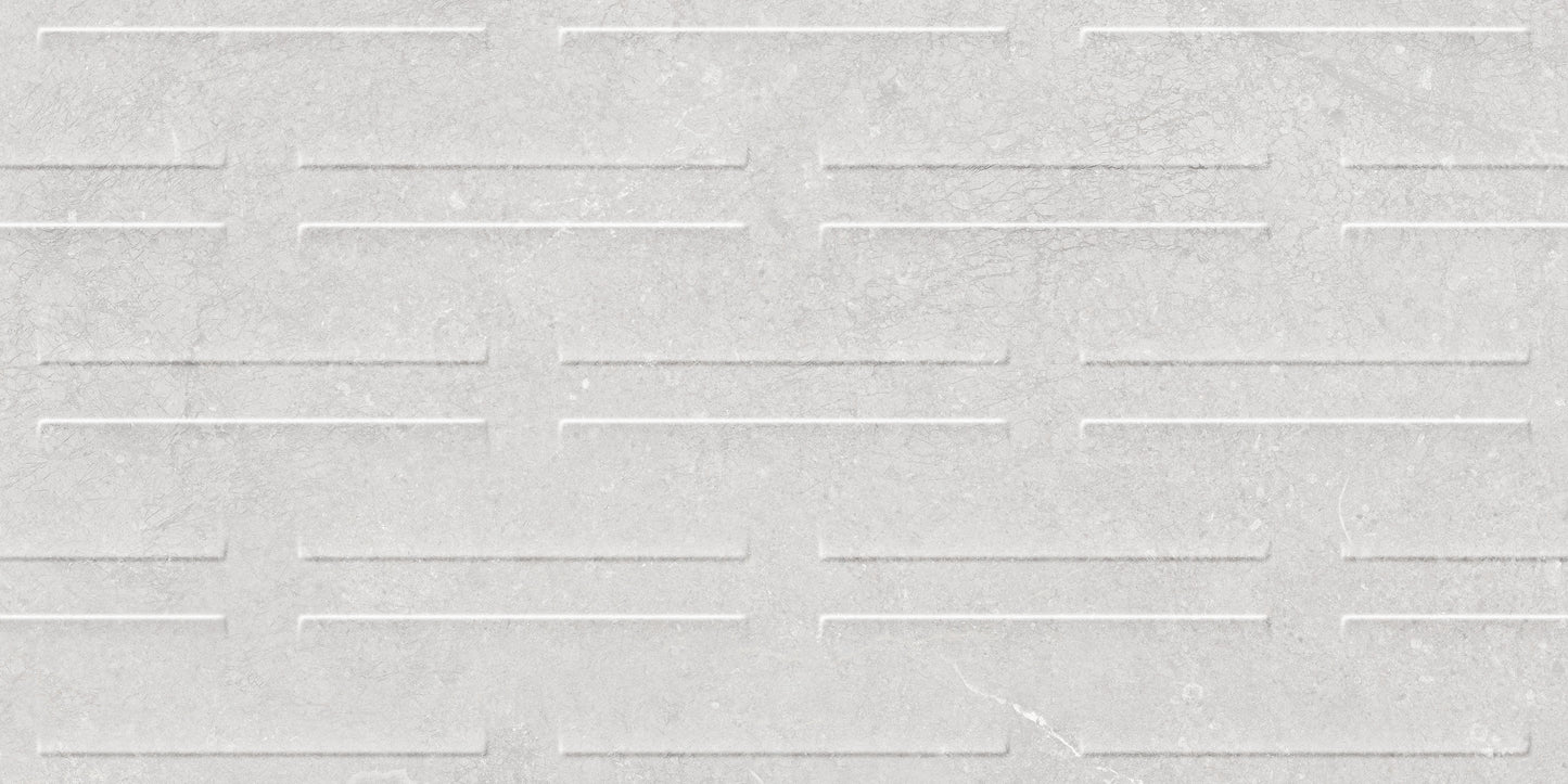 Munich White Chain decor wandtegel 30x60 rett - WDtegels