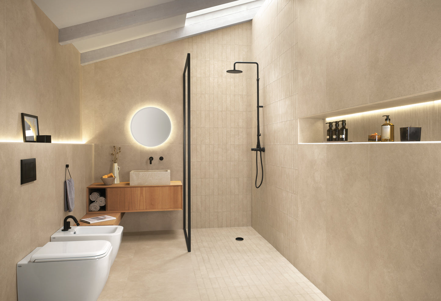 Vloertegel Nobu Beige 80x80 rett - WDtegels