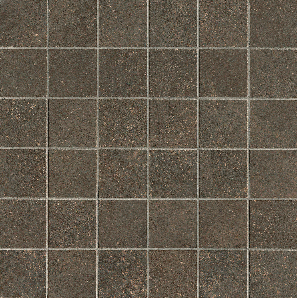 Nobu Cocoa macro mosaico 5x5 op net van 30x30 - WDtegels