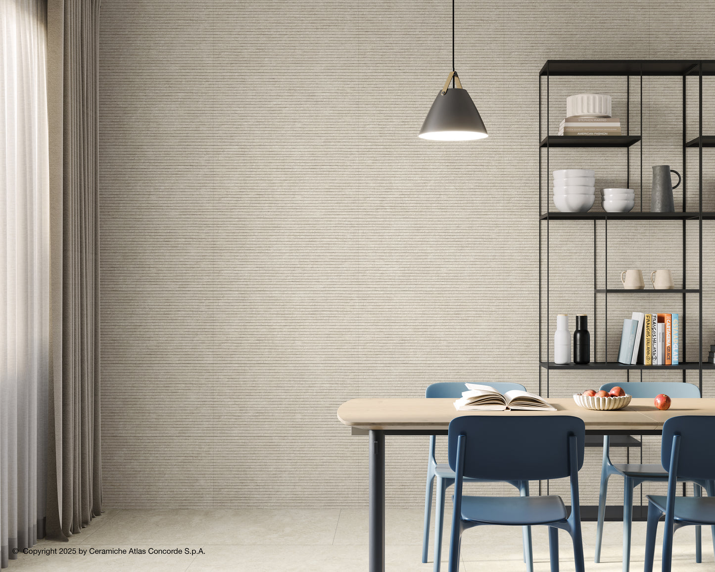 Duolith Wool wandtegel Uneven 40x80 rett - WDtegels