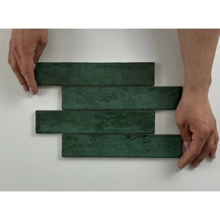 Kalon Green wandtegel 5x25 glans