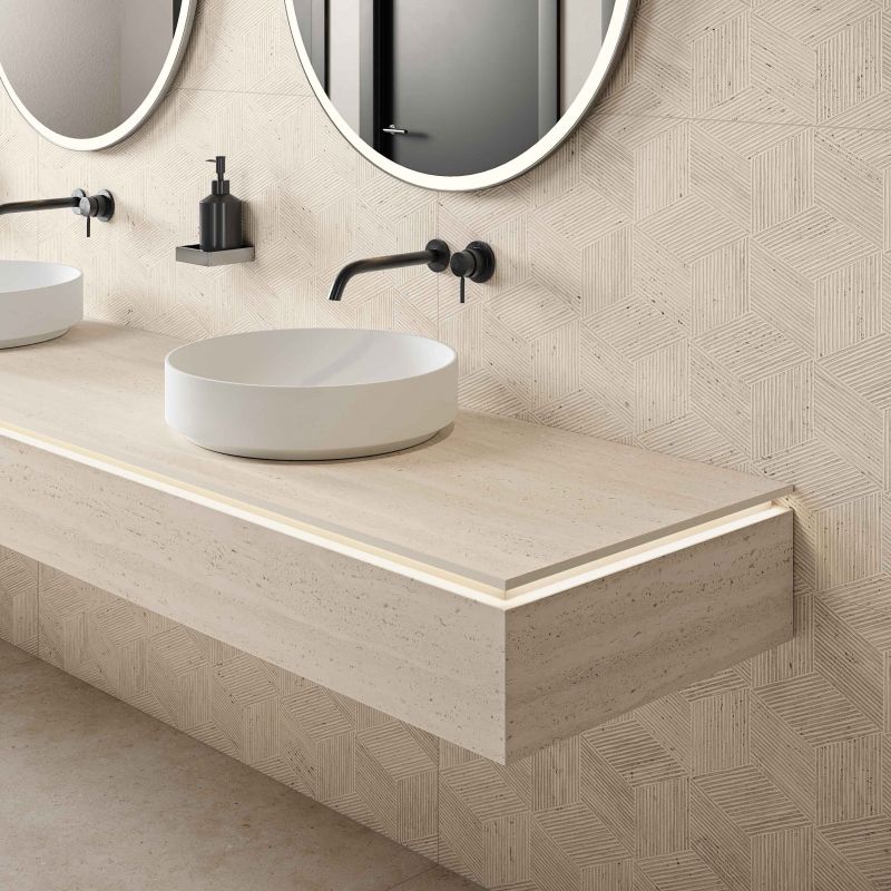 Vloer- en wandtegel Milano Ivory Antic 120x120 rett - foto 6