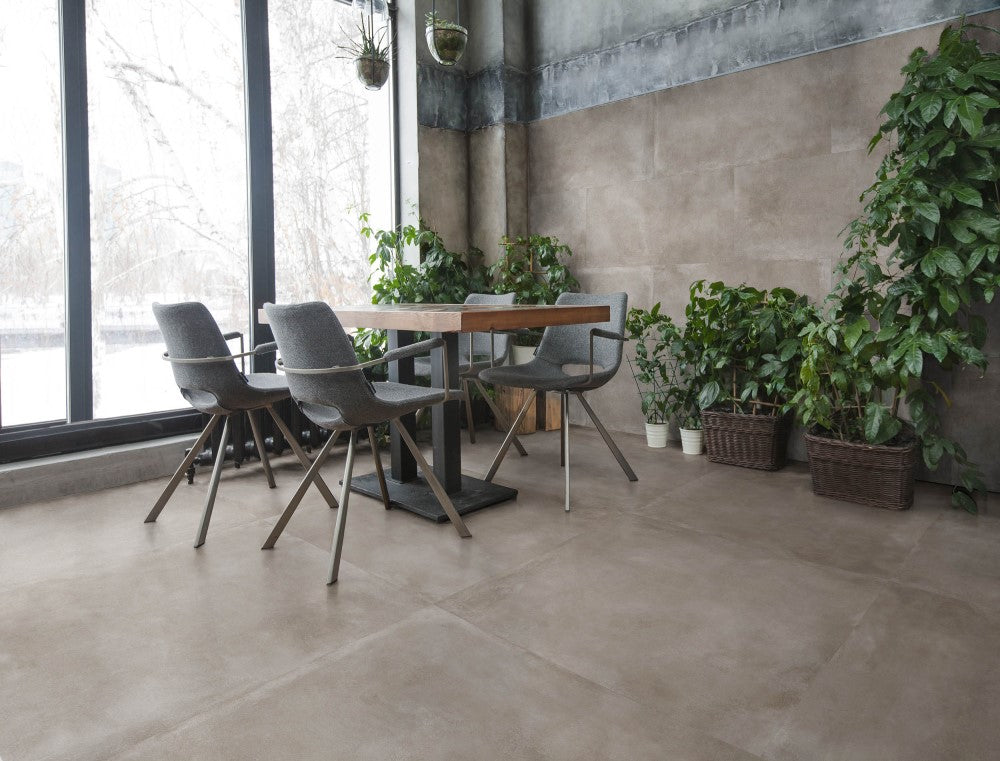 Vloer- en wandtegel Mystone Mud 120x120 rett - foto 4