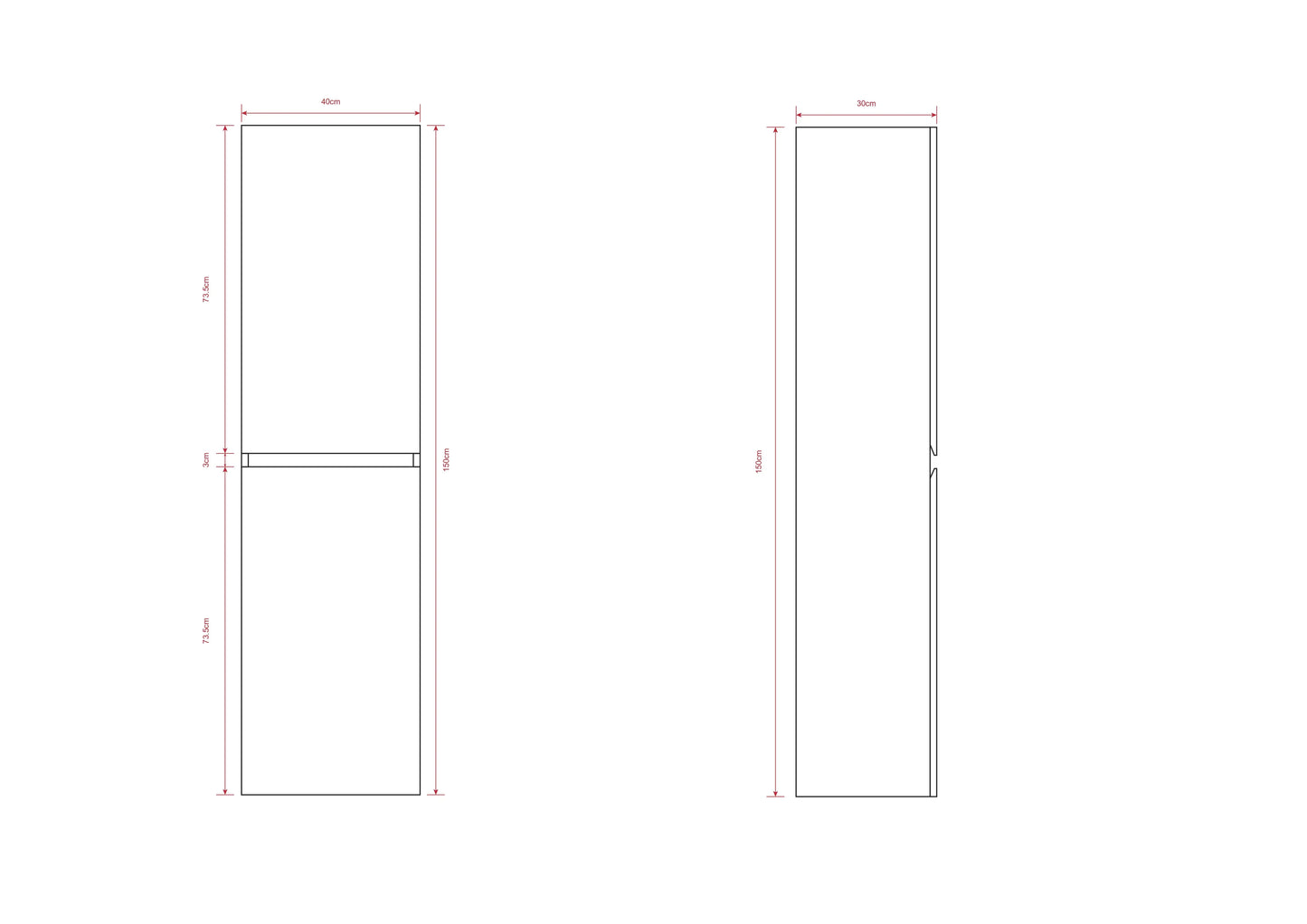 Badkamermeubelset Monaco 80cm - Licht Eiken - Wastafel Zwart - WDtegels