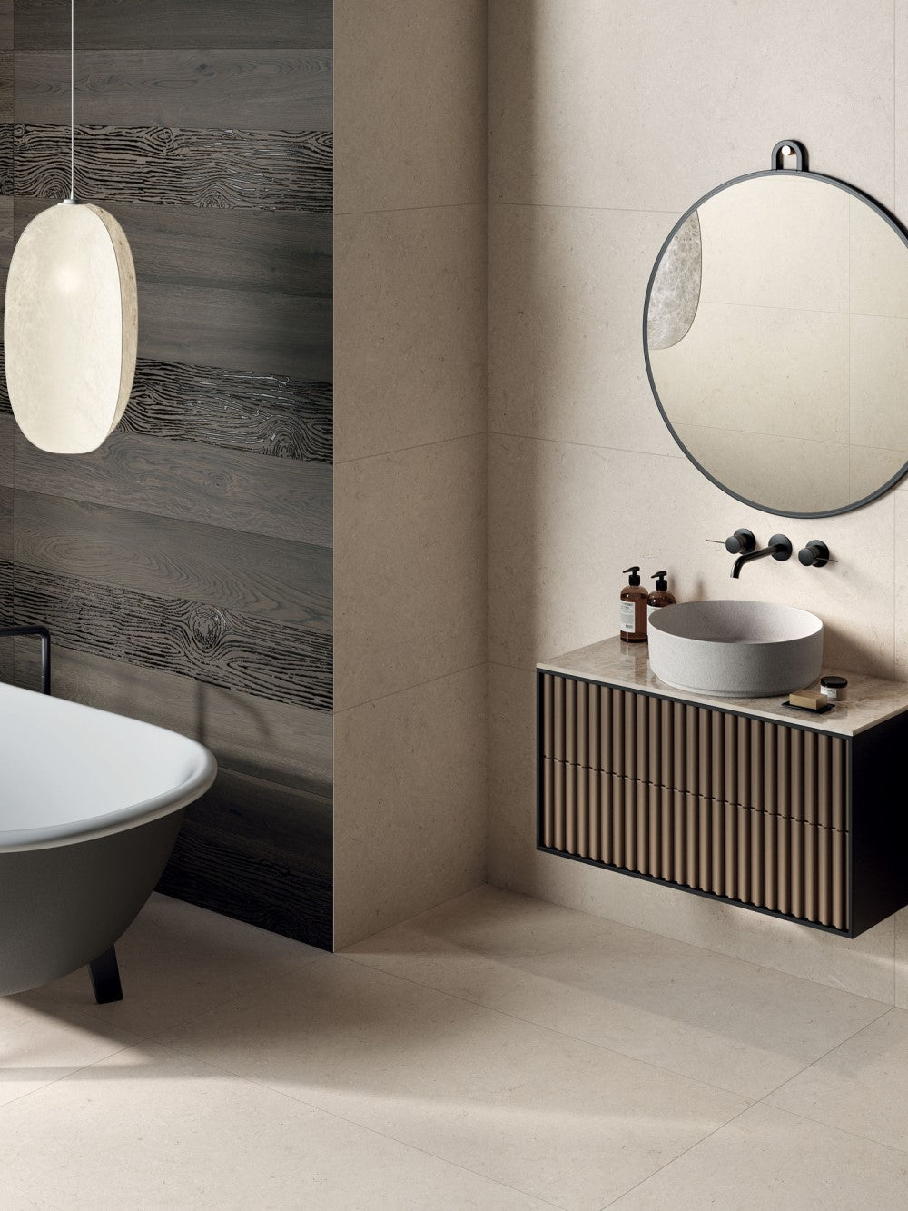 Vloer- en wandtegel Trani Ivory 60x120 rett - foto 6