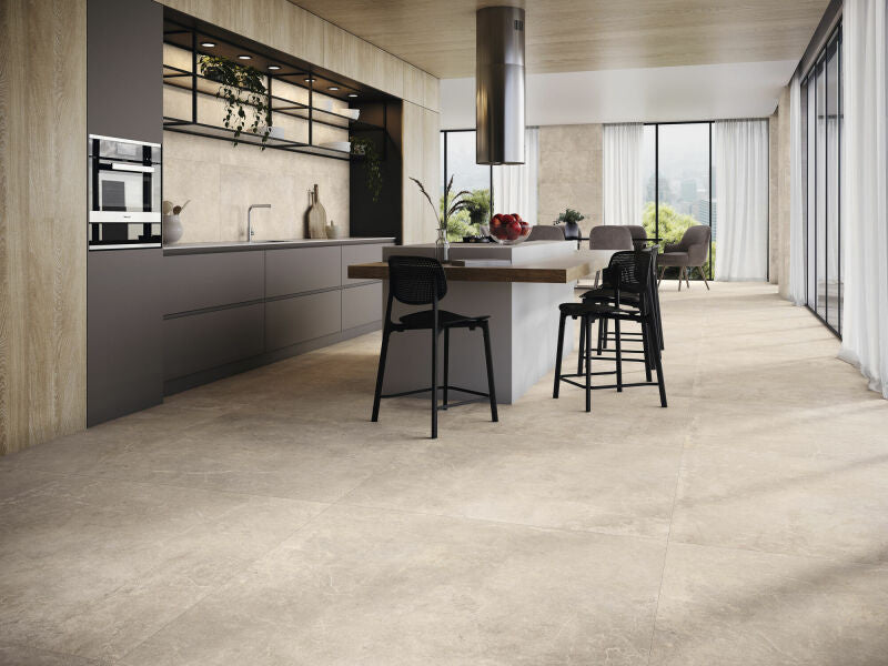 Vloertegel Concept Cream mat 120x120 rett