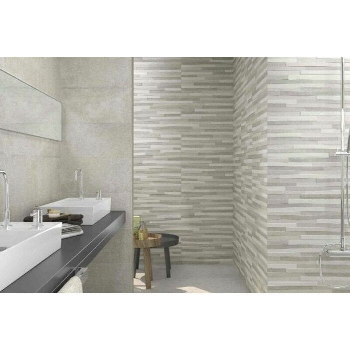 Pierre Grey 30x60 rett wandtegels - WDtegels
