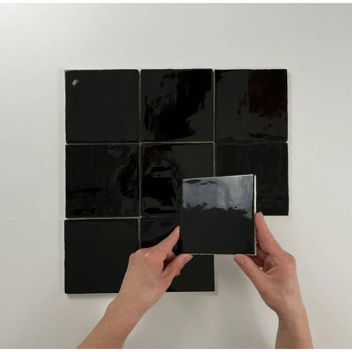 Oud Hollandse witjes Zwart 13x13