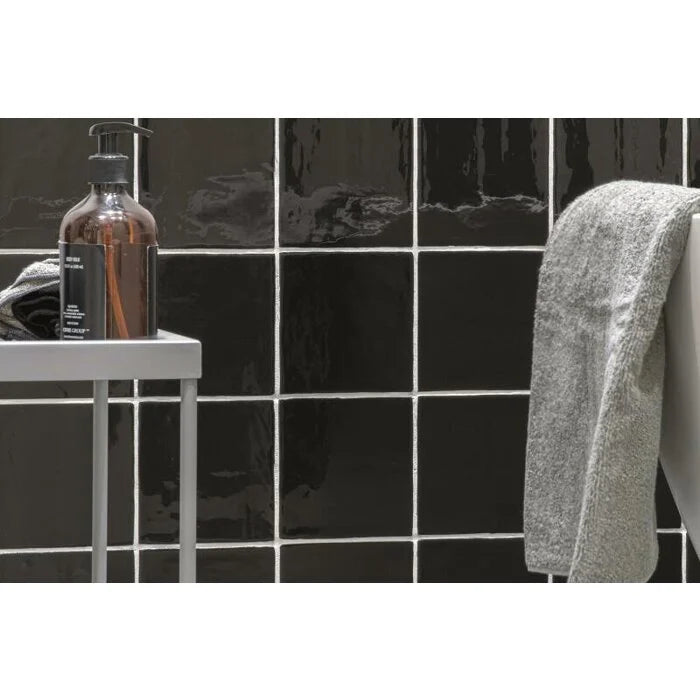 Oud Hollandse witjes Zwart 13x13 - WDtegels