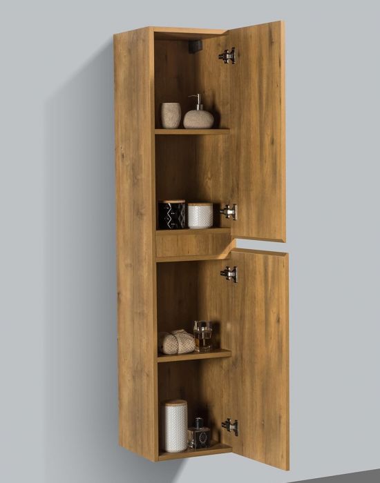 Kolomkast Tieme mat eiken 160x35x35cm