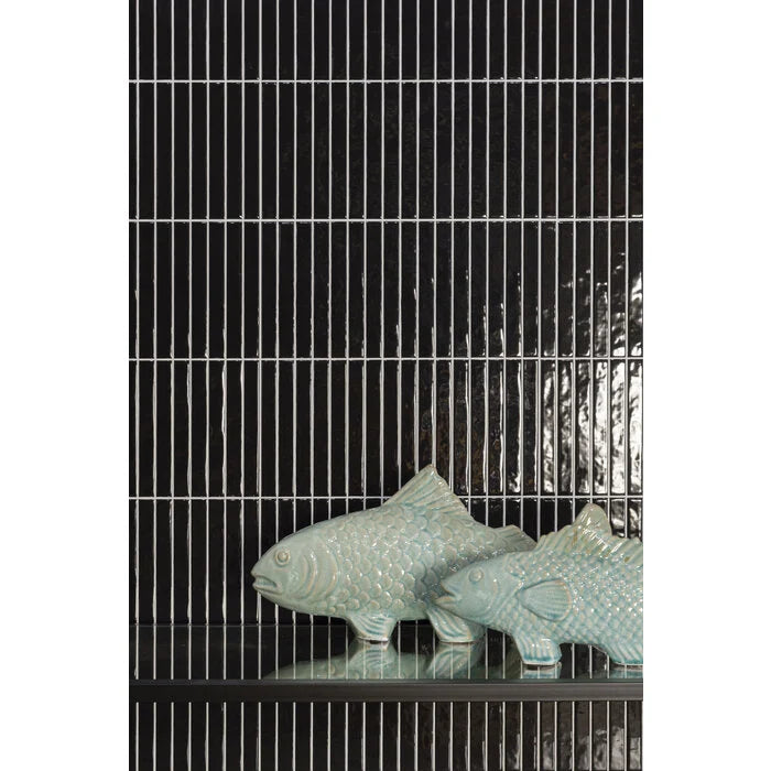 Pencil Kromo Black mozaiektegel 35x35cm