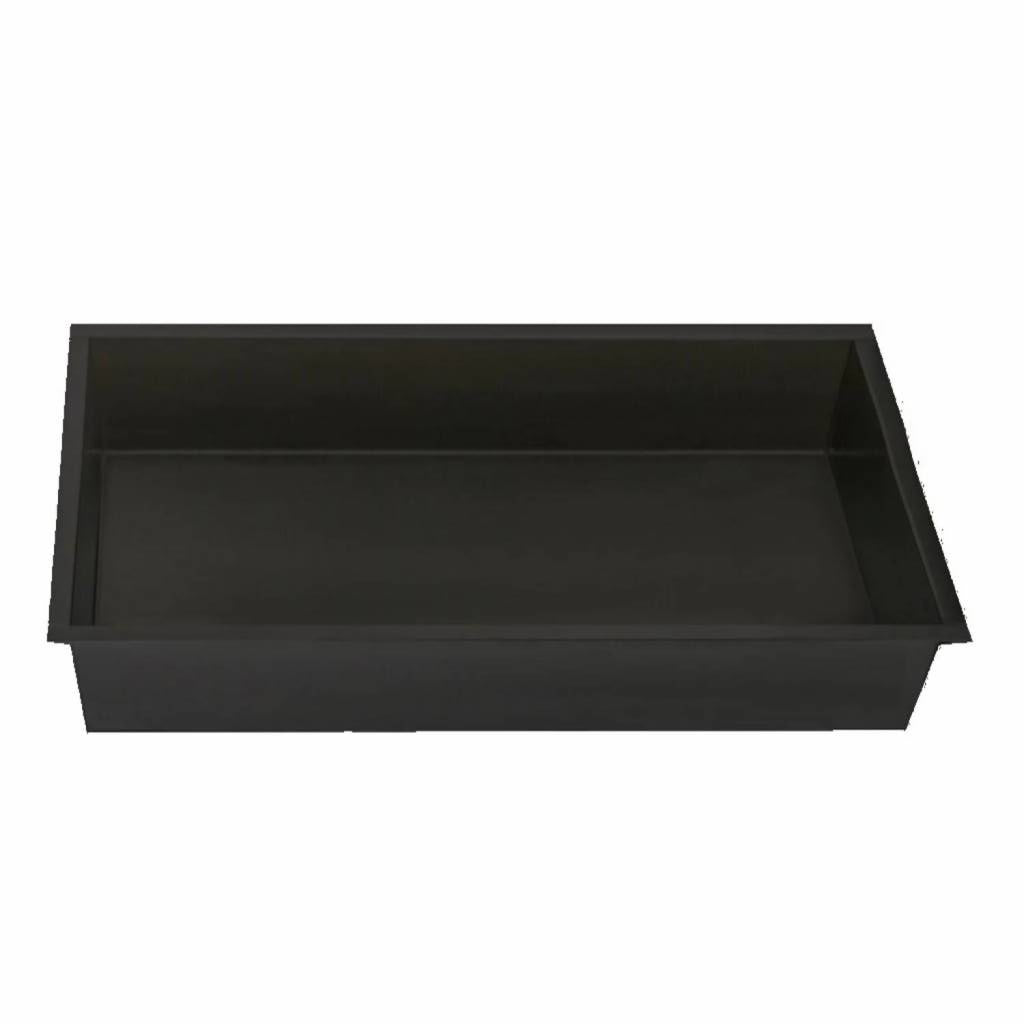 RVS Wand Nis Mat Zwart 30x60 - WDtegels