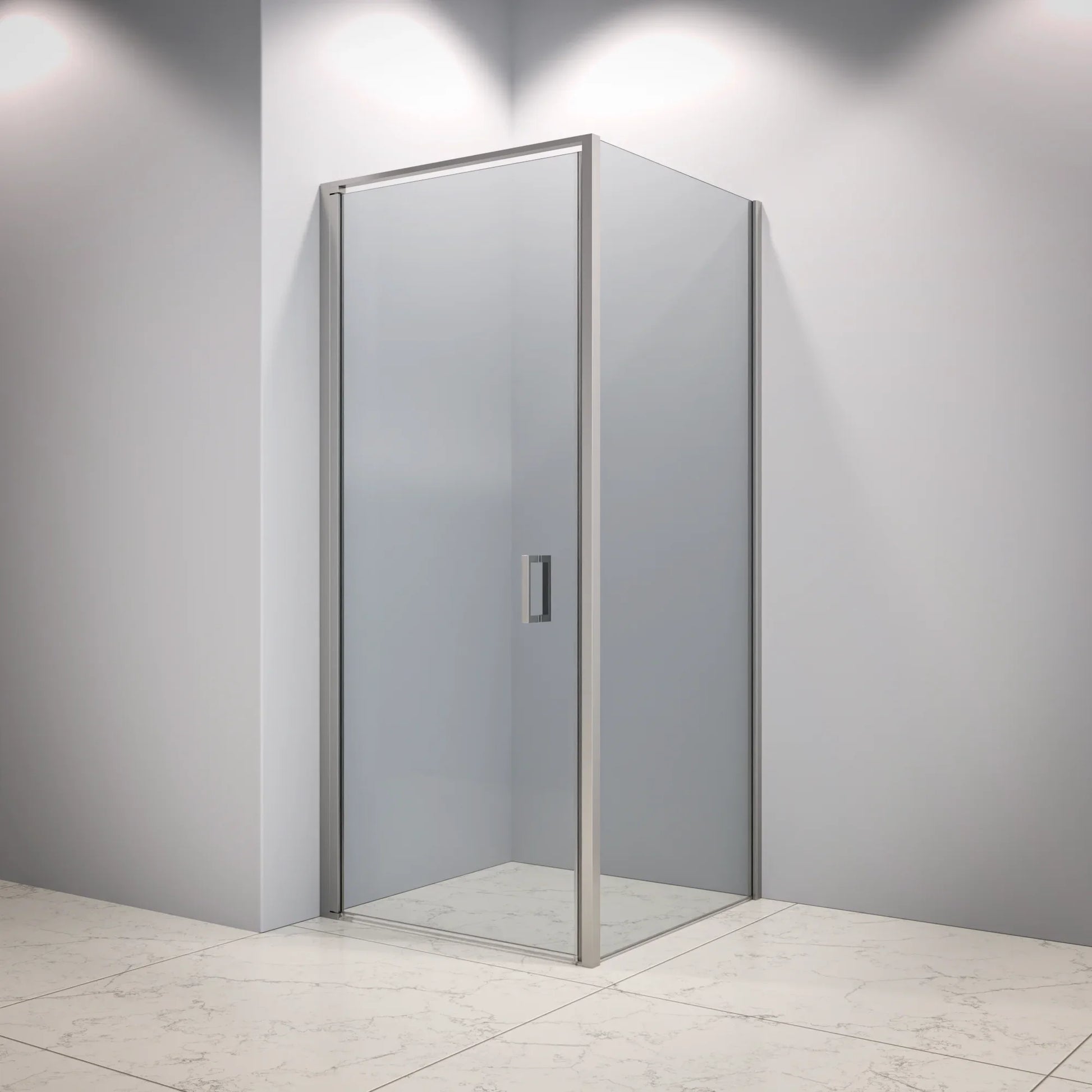 Douchecabine Vela - 90x200cm - Chroom - WDtegels