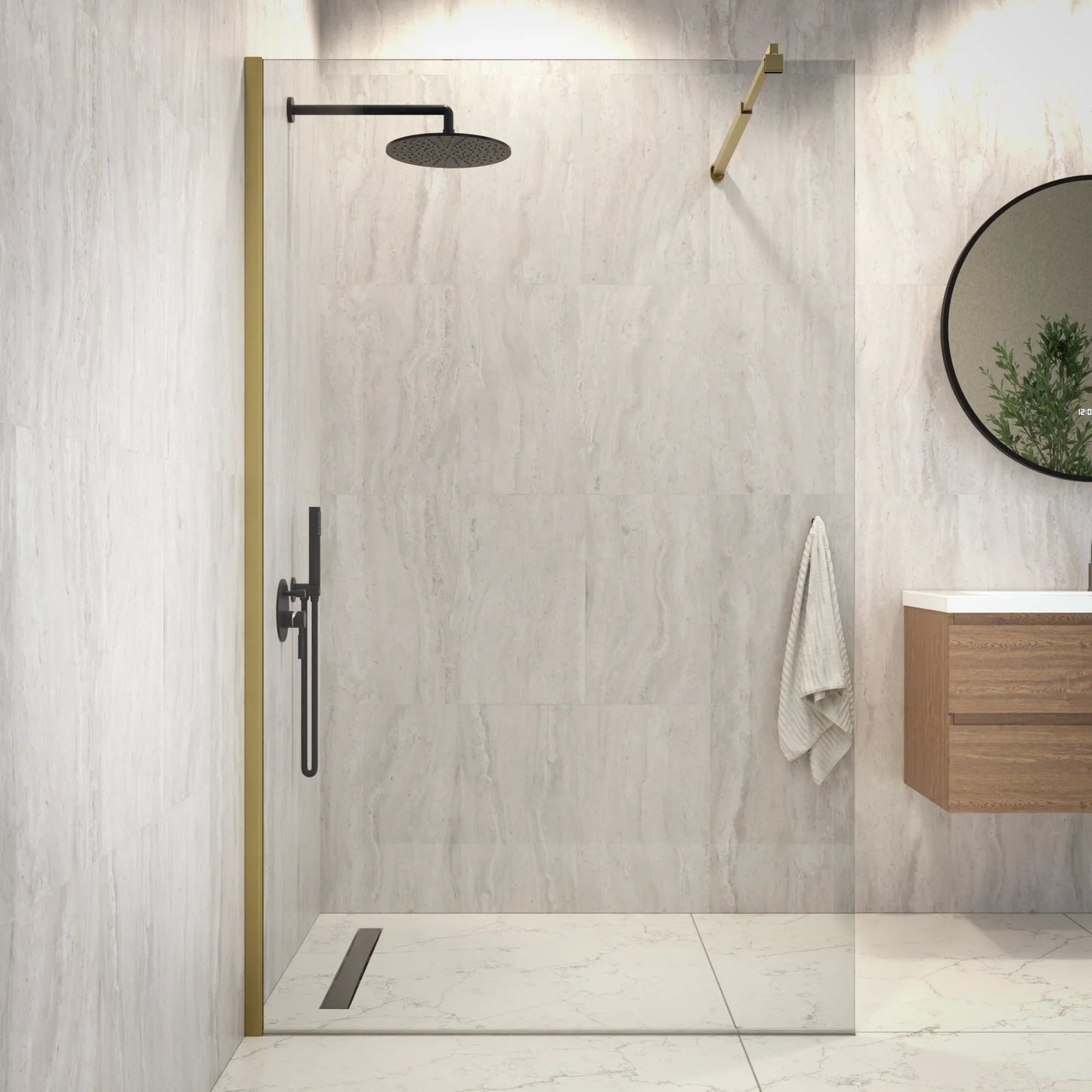 Douchewand Elva - 120x200cm