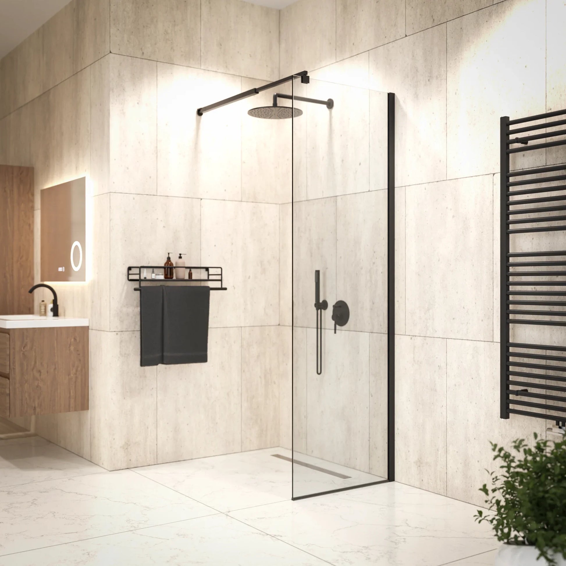 Douchewand Aris 60x200cm - WDtegels