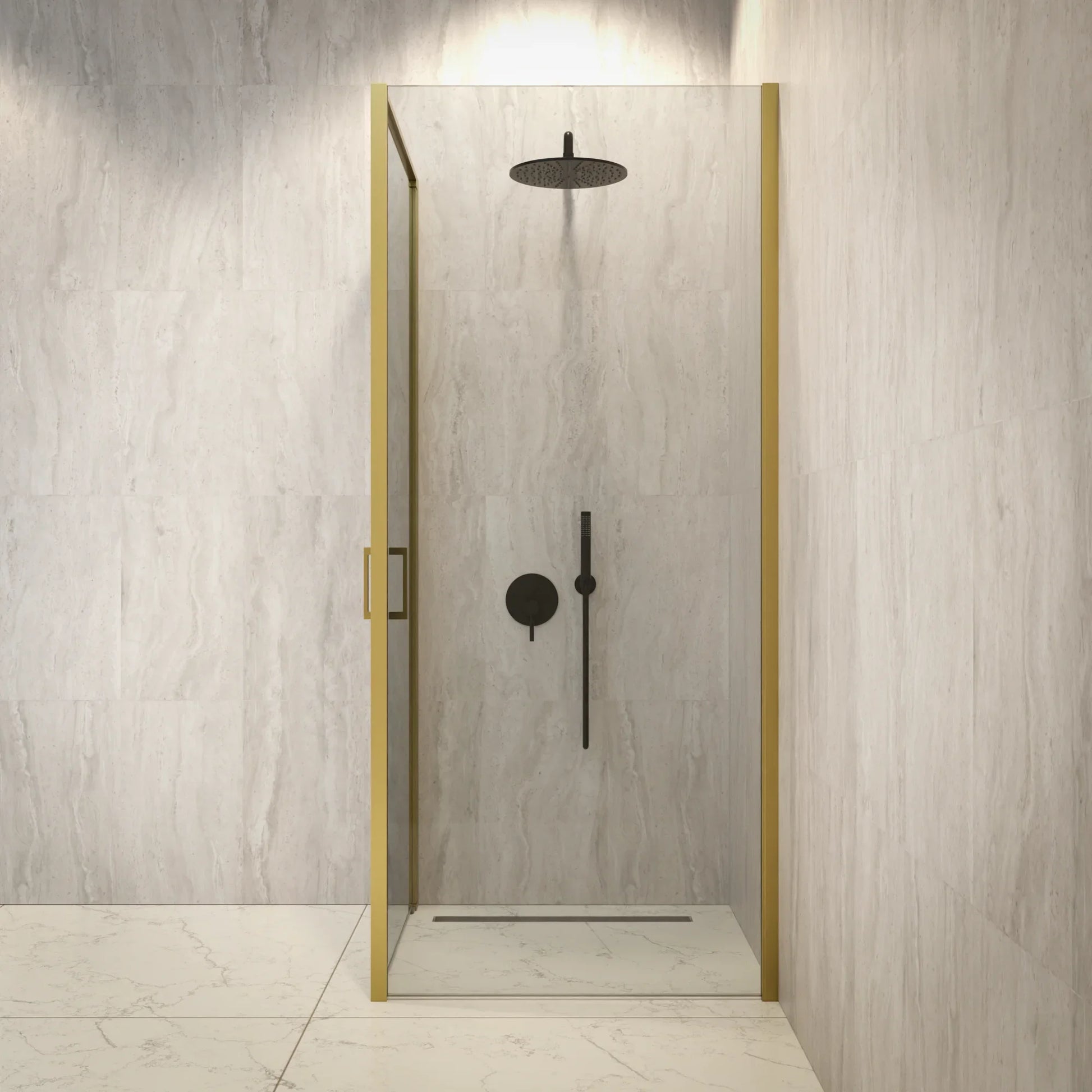 Douchecabine Vela - 90x200cm - Goud - WDtegels