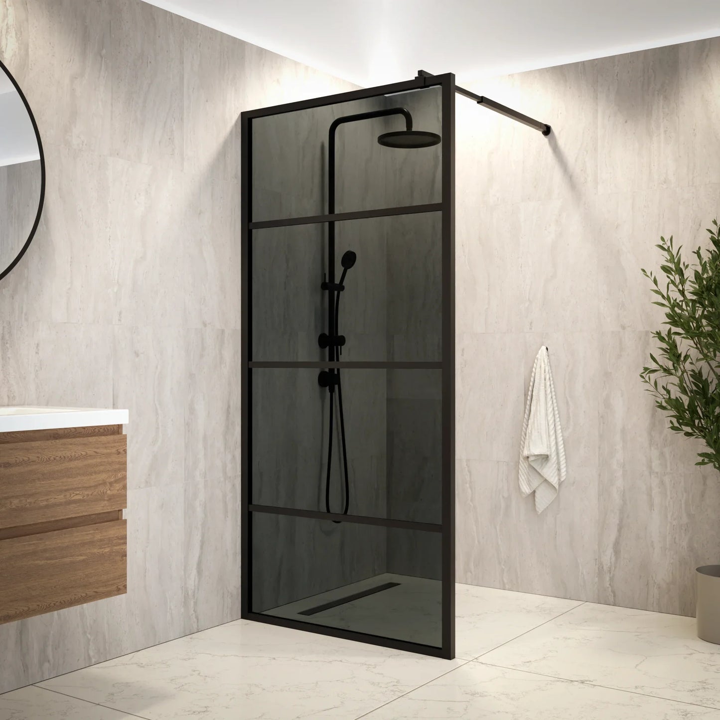 Douchewand Jula 90x200cm - WDtegels