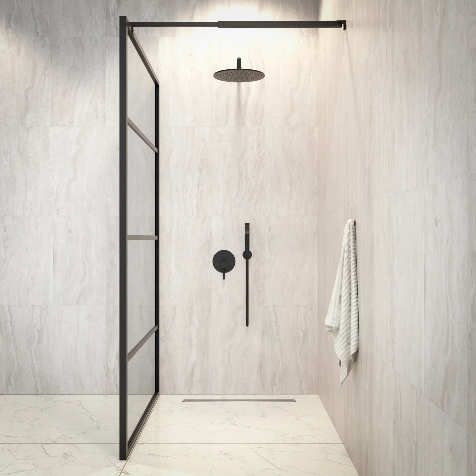 Douchewand Luna - 120x200cm - WDtegels