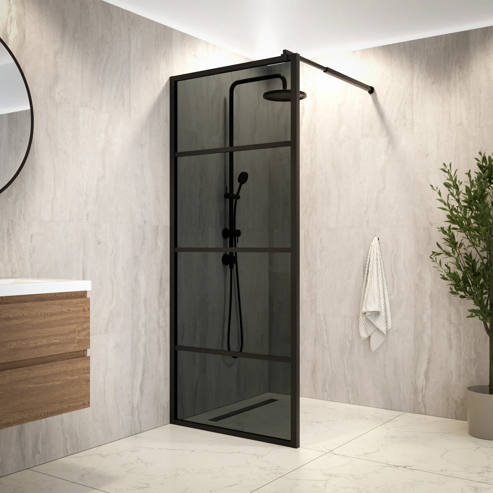 Douchewand Jula 80x200cm - WDtegels