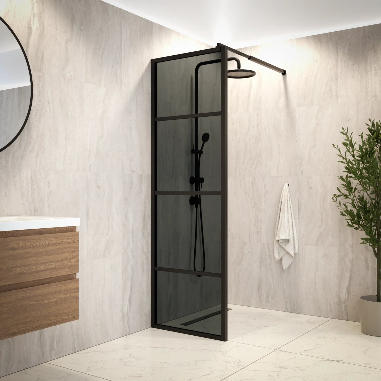 Douchewand Jula 60x200cm - WDtegels